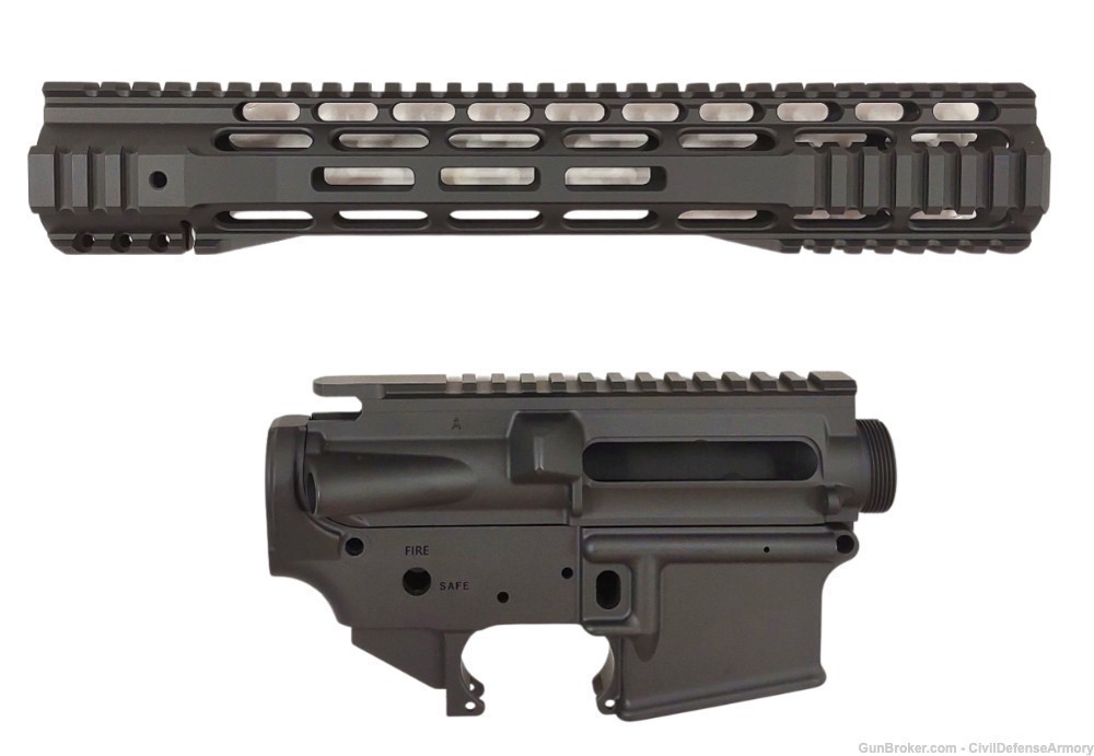 AR-15 Rifle Build Kit Cerakote Armor Black AR15 Builder's Parts Kit M4-img-4