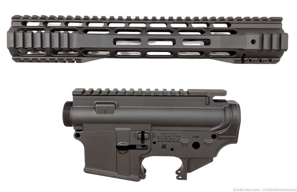 AR-15 Rifle Build Kit Cerakote Armor Black AR15 Builder's Parts Kit M4-img-7