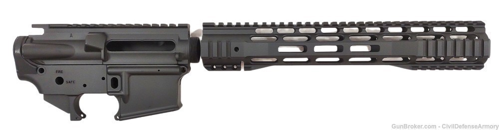 AR-15 Rifle Build Kit Cerakote Armor Black AR15 Builder's Parts Kit M4-img-1
