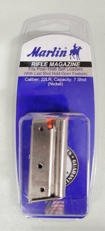 Marlin 22lr magazine nickel for Post 1996 semi auto rifles 07046-img-0
