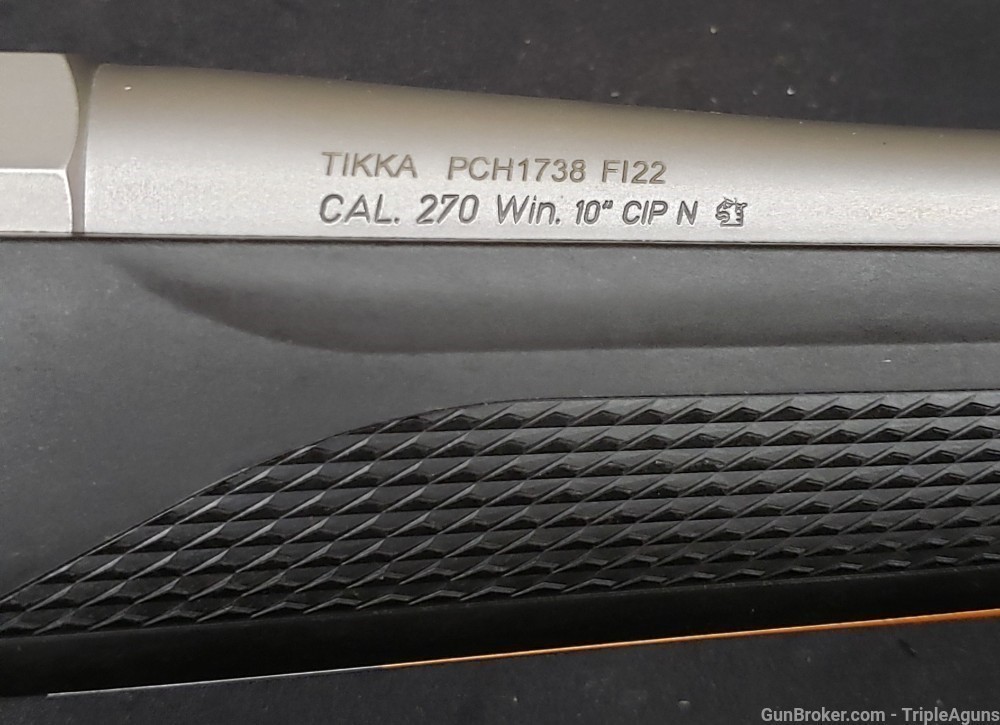 Tikka T3X Lite 270 Winchester LEFT HAND  22.4in stainless barrel JRTXB418-img-13