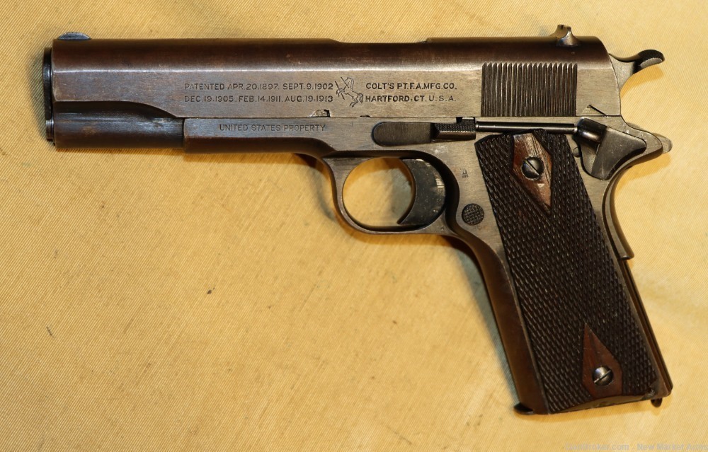 Fine & Correct WWI Colt Model 1911 Army .45 ACP Pistol c. Oct 1918-img-2