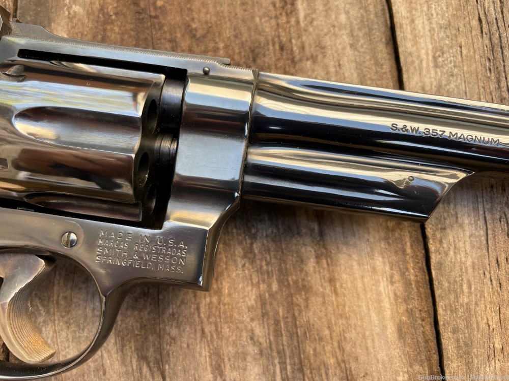 SMITH & WESSON 27-2 revolver .357 magnum 8 3/8" High Polish Blued-img-8
