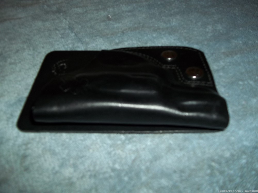 Ruger SP101 38 357  Braids Dual Design Leather Pocket Holster R/H or L/H-img-4