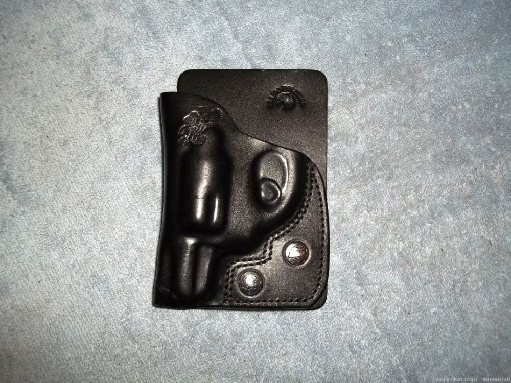Ruger SP101 38 357  Braids Dual Design Leather Pocket Holster R/H or L/H-img-6