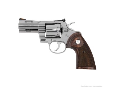 Colt Python .357 Magnum 3" Barrel Semi-Bright Stainless - NIB