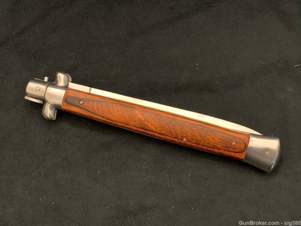VINTAGE AKC 13" STILETTO SWITCHBLADE, MADE IN ITALY-img-2