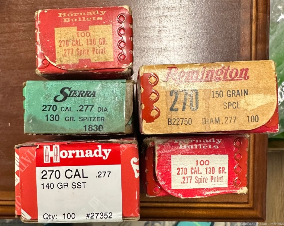 270 bullets Hornady Sierra Remington (396 bullets)-img-0