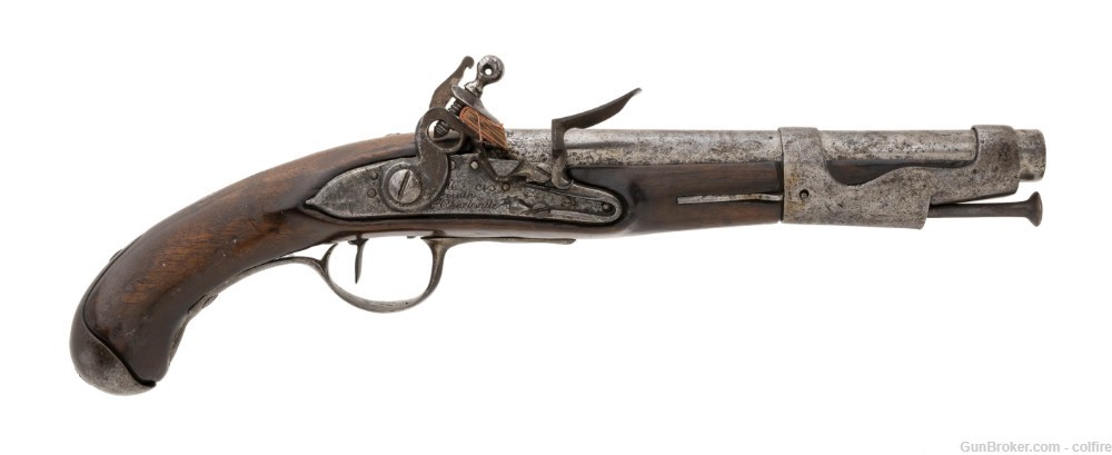 Revolutionary War Era French 1763 flintlock pistol (AH8300)-img-0