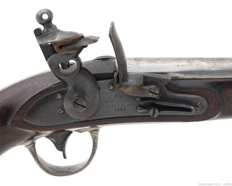 U.S Model 1836 Flintlock Pistol  (AH5616)-img-1