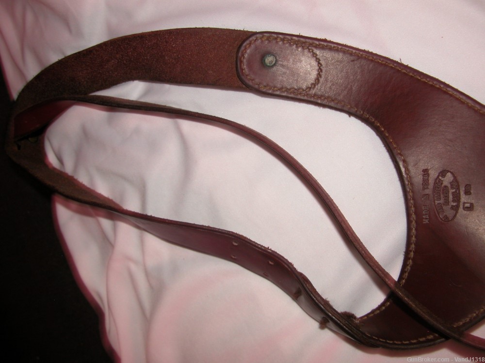 Vintage El Paso Saddlery Inc. Brown Leather Shoulder Holster L 3 1/2-img-10