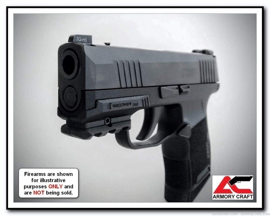 Recover Tactical Picatinny Rail Adapter for the Sig Sauer P365 P365X P365XL-img-5