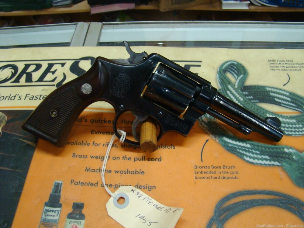 Smith and Wesson S&W Model 10 38 SPL 4" Barrel Revolver-img-0