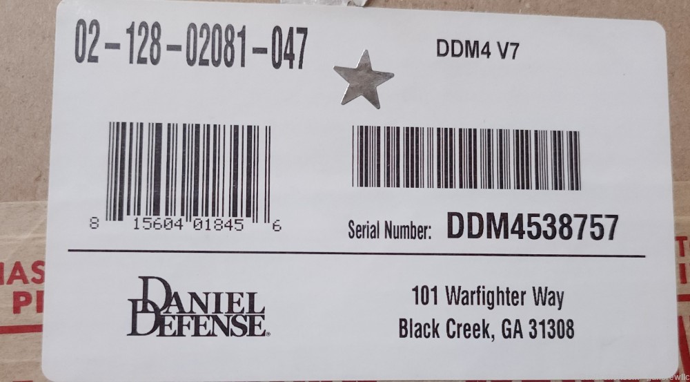 Daniel Defense DDM4 V7 DD M4 DDM4V7 5.56 NATO 02-128-02081-047 16" Layaway-img-11