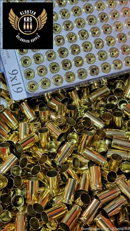9mm Processed Brass Ready To Load, QTY 1,000 pcs-img-0