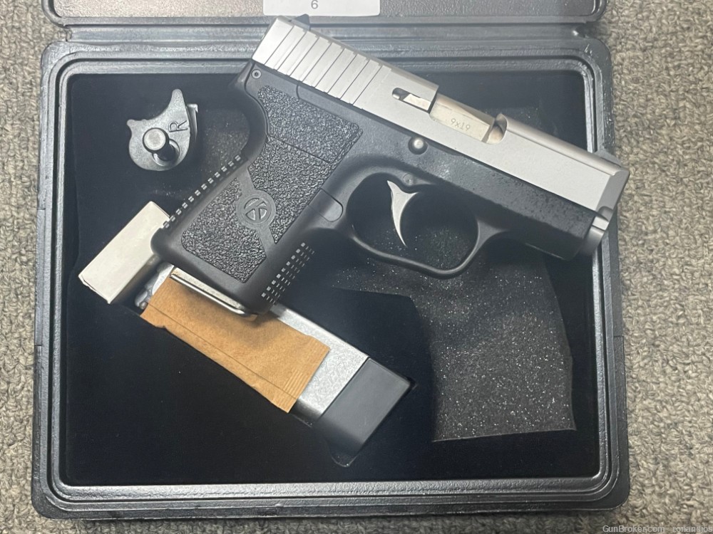 USED Kahr PM9 9mm Pistol 2 Mags Original Hard Case with manual-img-0