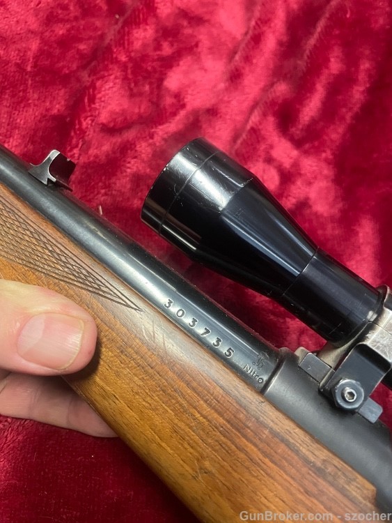 Husqvarna HVA 7mm Rem Mag Mauser rifle with Redfield Scope-img-2