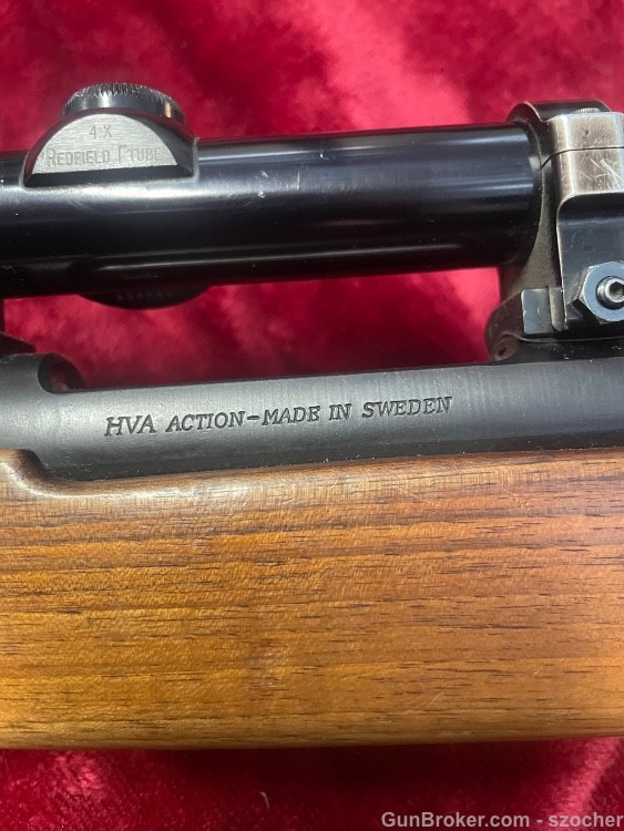 Husqvarna HVA 7mm Rem Mag Mauser rifle with Redfield Scope-img-1