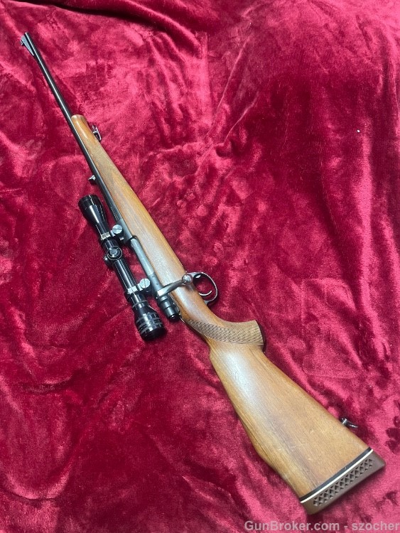Husqvarna HVA 7mm Rem Mag Mauser rifle with Redfield Scope-img-0