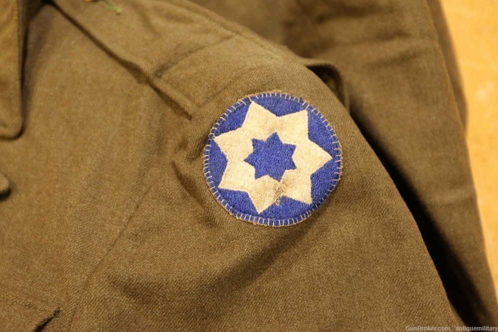 US WW2 Soldier's Grouping - Duffel, Coat, Shirt, Pants - Name of Pingel-img-6