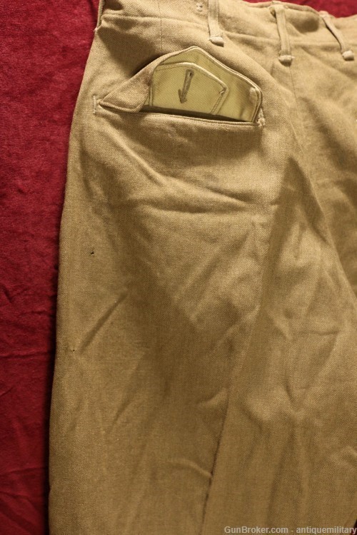 US WW2 Soldier's Grouping - Duffel, Coat, Shirt, Pants - Name of Pingel-img-14