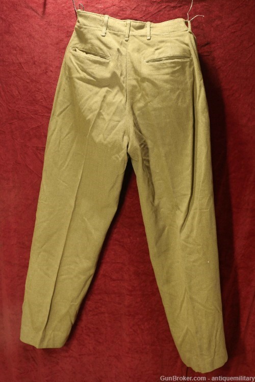 US WW2 Soldier's Grouping - Duffel, Coat, Shirt, Pants - Name of Pingel-img-13