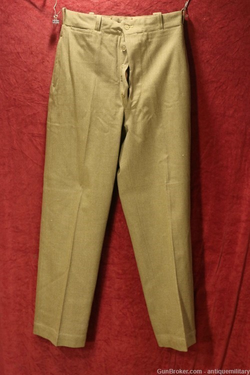 US WW2 Soldier's Grouping - Duffel, Coat, Shirt, Pants - Name of Pingel-img-7