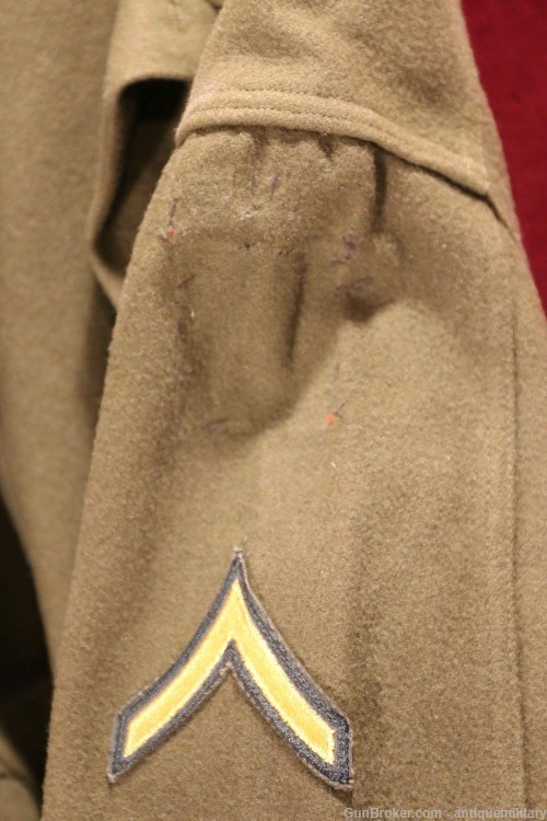 US WW2 Soldier's Grouping - Duffel, Coat, Shirt, Pants - Name of Pingel-img-23