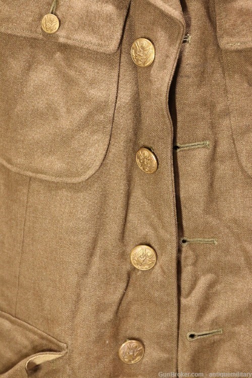 US WW2 Soldier's Grouping - Duffel, Coat, Shirt, Pants - Name of Pingel-img-1