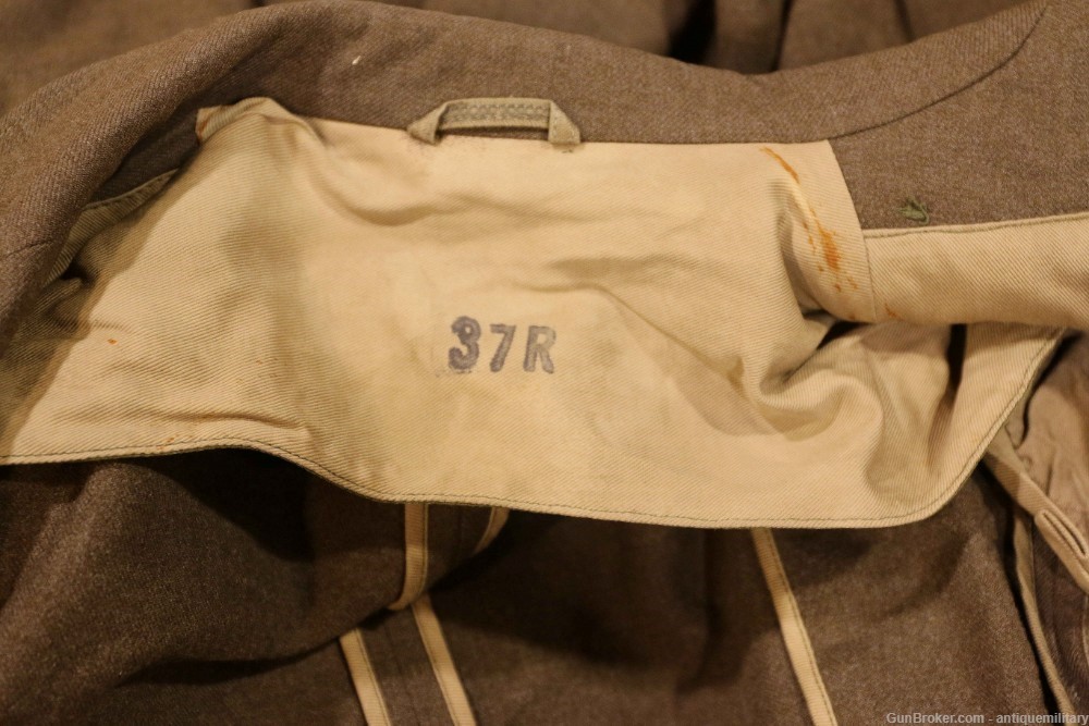US WW2 Soldier's Grouping - Duffel, Coat, Shirt, Pants - Name of Pingel-img-3