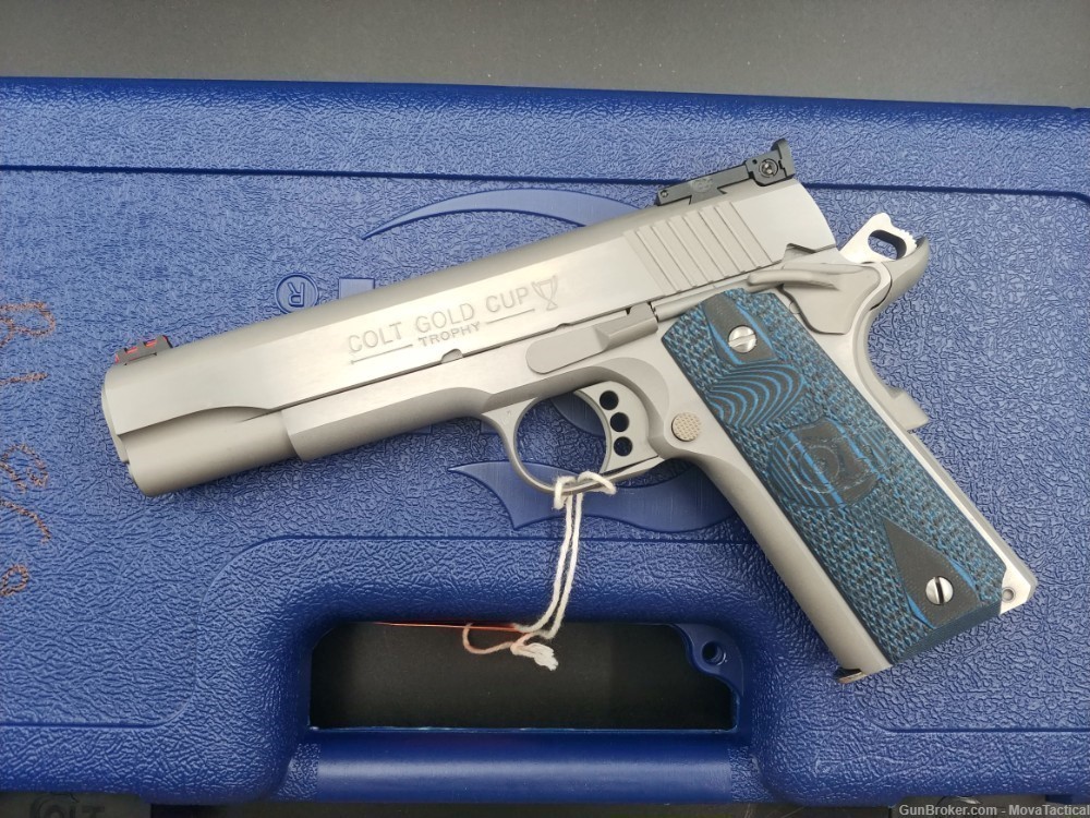 COLT 1911 Gold Cup 45ACP Colt Govt Stainless  2x Colt-1911 MAGS, Match -img-3