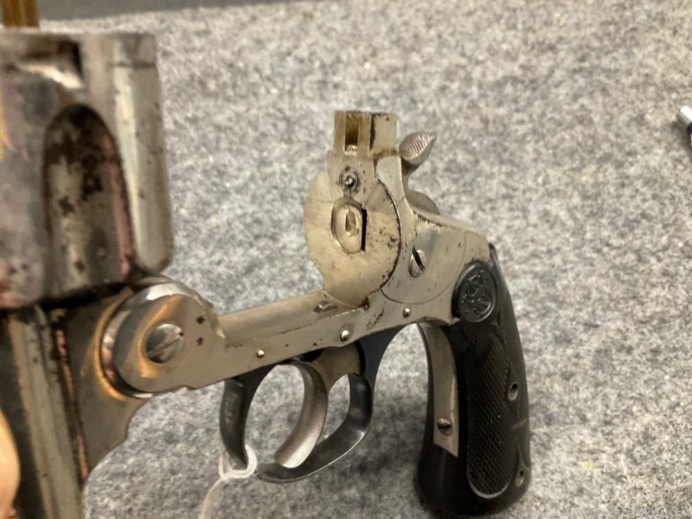 Vintage smith Wesson 38 DA double action 3rd model s&w revolver 38DA SW-img-10