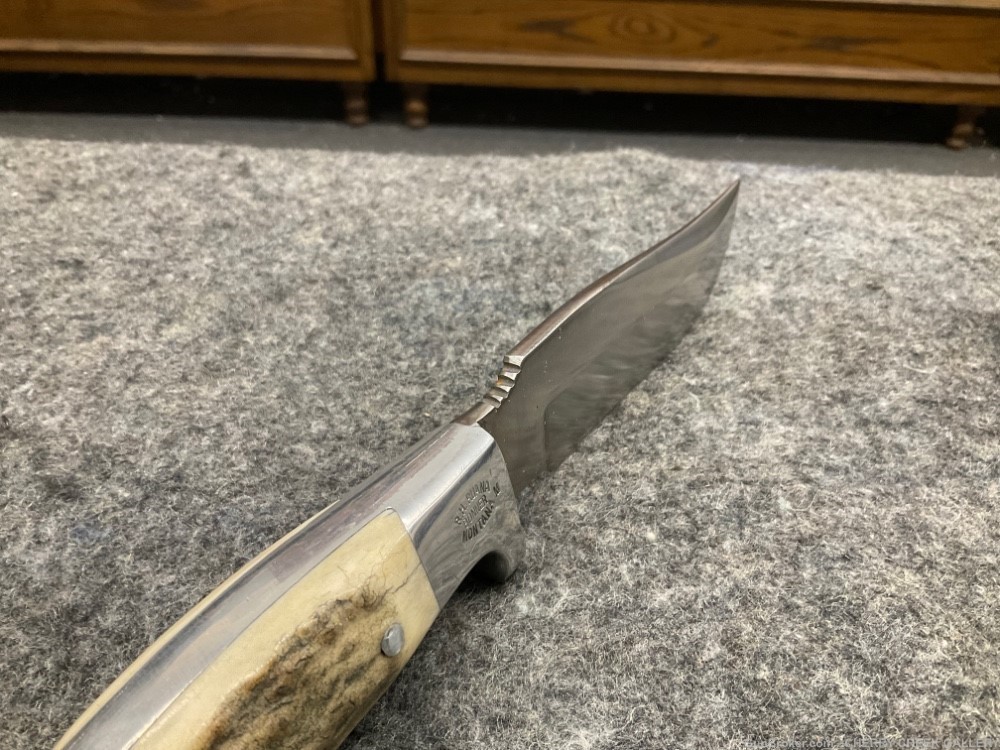 Vintage rare RUANA M custom knife fixed blade 5” 27 c knives USA hunting-img-10