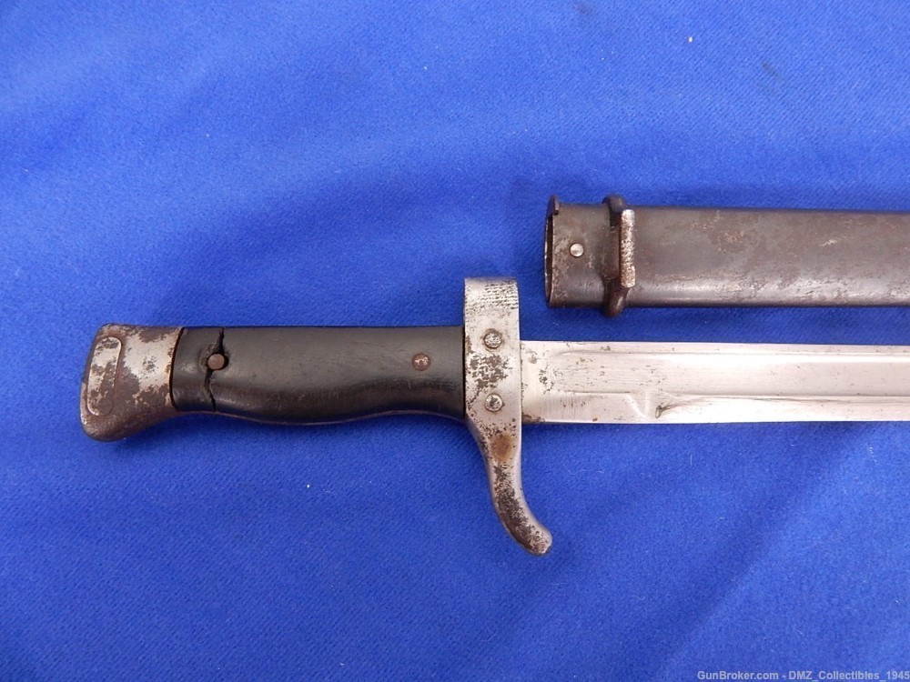1893 French Berthier Bayonet with Scabbard-img-1