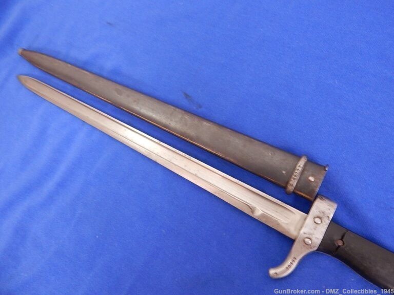 1893 French Berthier Bayonet with Scabbard-img-7