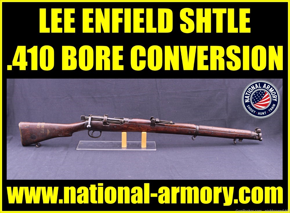 LEE ENFIELD SHTLE MK III .410 BORE 25.2” BARREL SINGLE SHOT RFI CONVERSION-img-0