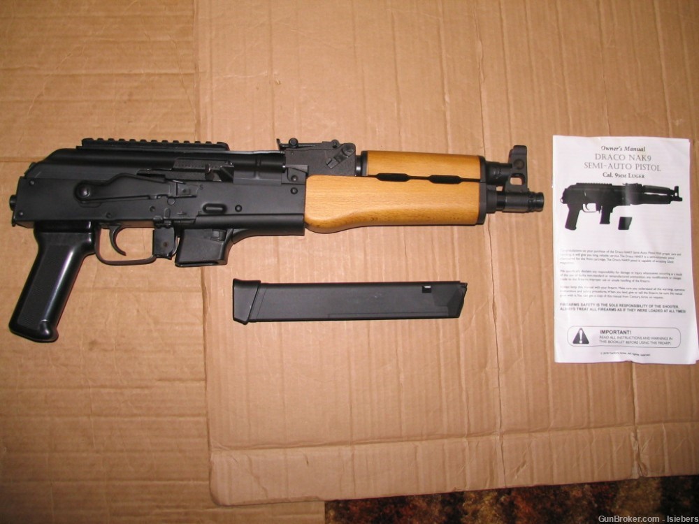 Century Arms Draco NAK9 Pistol NIB-img-0