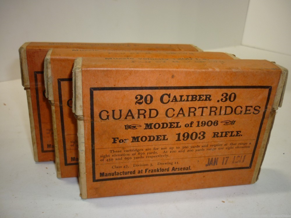 20rd - GUARD CARTRIDGES - 30-06 - Model m1903 m1906 - 30 Cal - RIOT AMMO-img-11