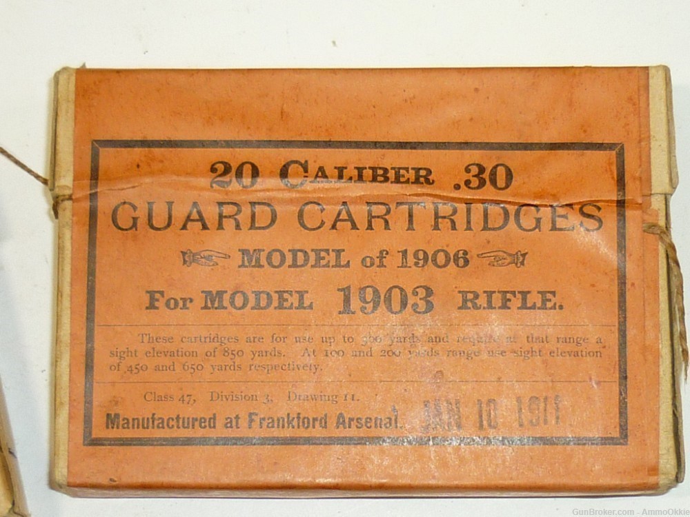 20rd - GUARD CARTRIDGES - 30-06 - Model m1903 m1906 - 30 Cal - RIOT AMMO-img-4