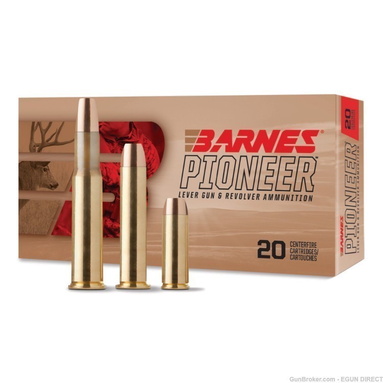 Barnes Pioneer 30-30 Winchester 190gr Soft Point - 20rd-img-0