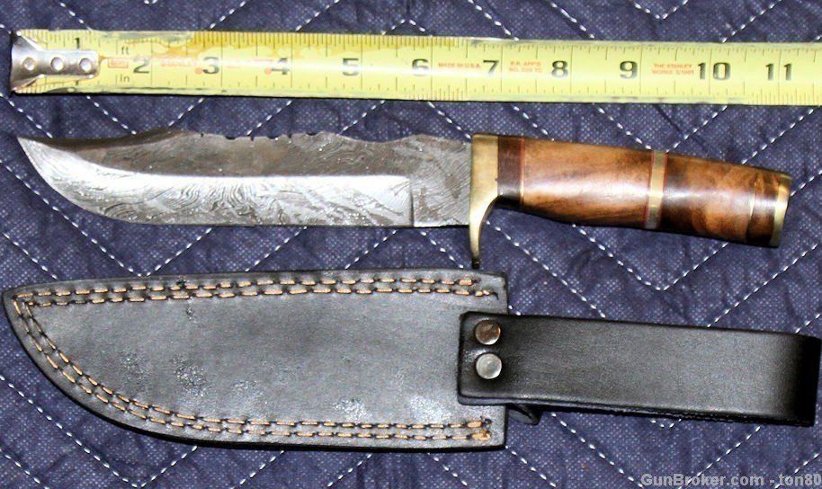 CUSTOM DAMASCUS STEEL KNIFE-img-1