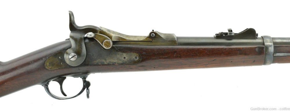 Rare Springfield Model 1880 Trapdoor Rifle (AL4144)-img-2