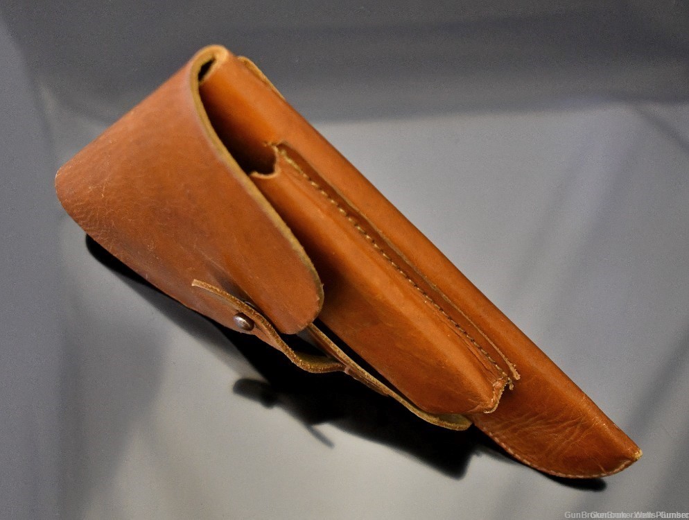 GERMAN WWII BROWNING HI POWER PISTOL HOLSTER DATED 1944 EAGLE WaA195-img-3