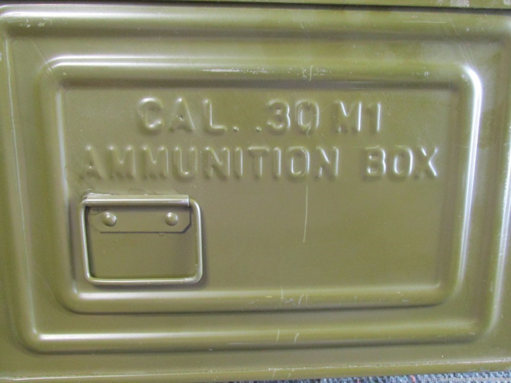 USGI WWII .30 CALIBER AMMO CAN WITH ORIGINAL PAINT (HARD TO FIND)-img-1
