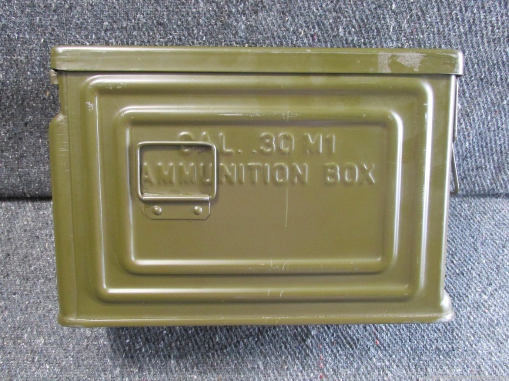 USGI WWII .30 CALIBER AMMO CAN WITH ORIGINAL PAINT (HARD TO FIND)-img-0