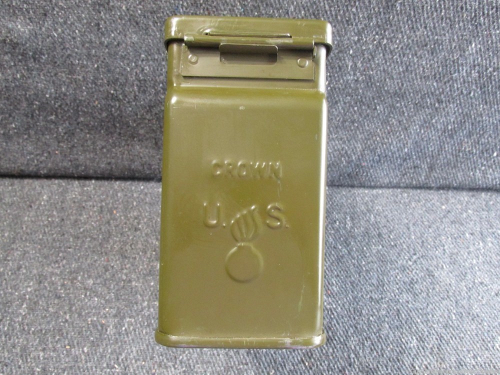 USGI WWII .30 CALIBER AMMO CAN WITH ORIGINAL PAINT (HARD TO FIND)-img-2