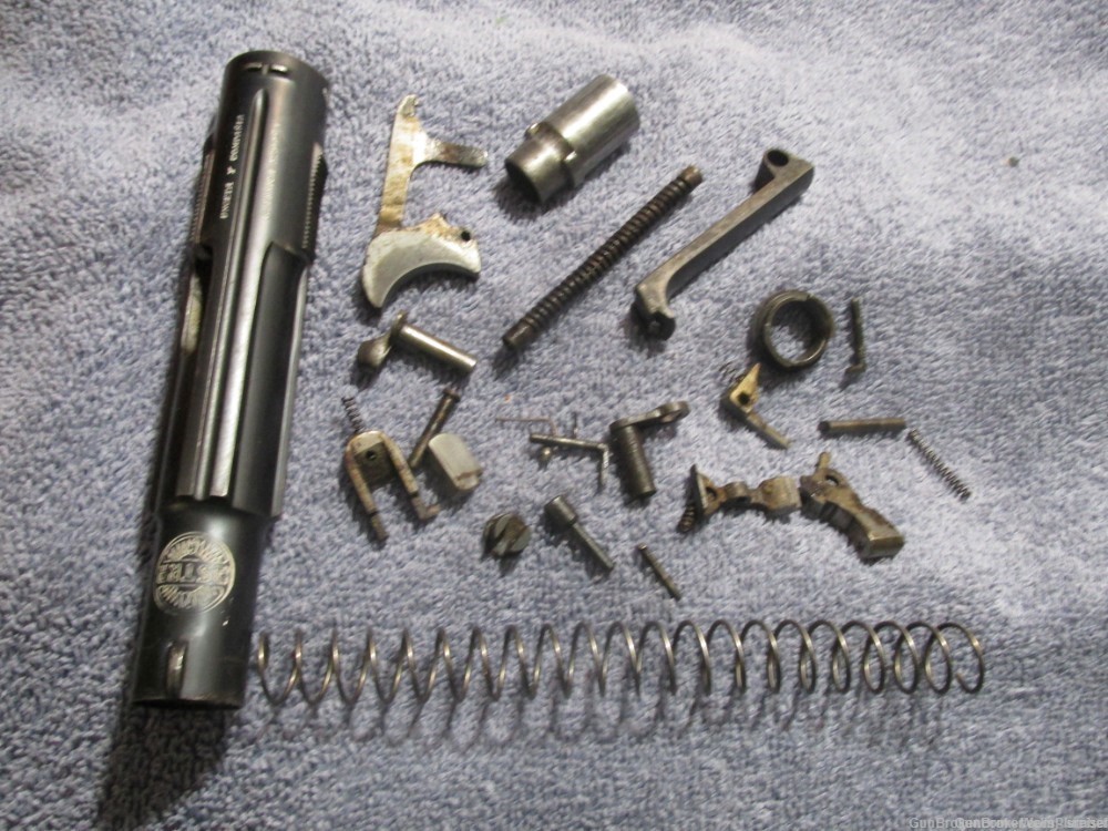 1942 GERMAN WWII ASTRA 300 PISTOL PARTS SET (RARE FIND) -img-0