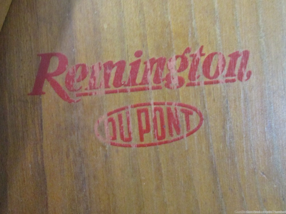 1930'S-1960'S REMINGTON COUNTER TOP DISPLAY CASE FOR .22 AMMUNITION RARE -img-7