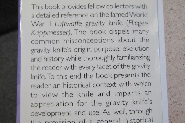LUFTWAFFE GRAVITY KNIFE-HISTORY-FLYERS-PARATROOPER'S REFERENCE BOOK-img-3
