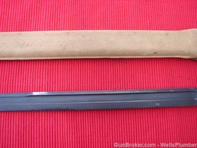US SPRINGFIELD ARMORY MODEL 1905 BAYONET WITH CANVAS COVERED SCABBARD 1919-img-4